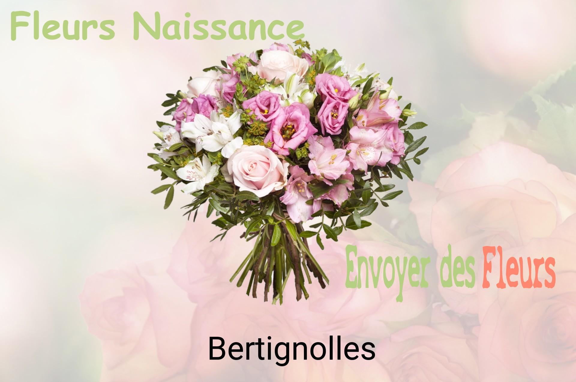 Bouquet de fleurs de naissance livré à Bertignolles